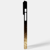 エレガントグリッターモノグラムの名 Case-Mate iPhoneケース (裏面 / 左)