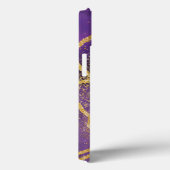 エレガントグリッターモノグラムの名 Case-Mate iPhoneケース (裏面 / 右)