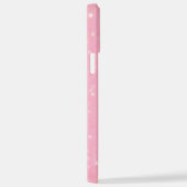 エレガントグリッターモノグラムの名 iPhoneケース (右側面)