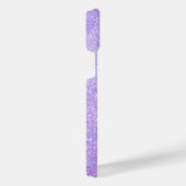 エレガントグリッターモノグラムの名 iPhoneケース (右側面)