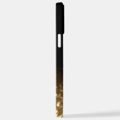 エレガントグリッターモノグラムの名 iPhoneケース (右側面)