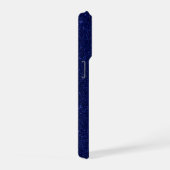 エレガントグリッターモノグラムの名 iPhoneケース (右側面)