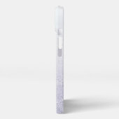 エレガントグリッターモノグラムの名 iPhoneケース (左側面)