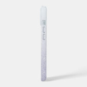 エレガントグリッターモノグラムの名 iPhone 15ケース (左側面)