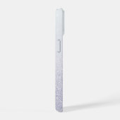 エレガントグリッターモノグラムの名 iPhone 15ケース (右側面)