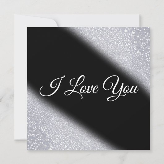 エレガントグリッター夫結婚周年記念カード サンキューカード (裏面)