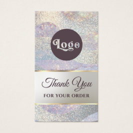 エレガントグリッター水カラー波パッケージ挿入