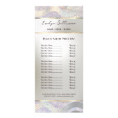 エレガントグリッター水彩波価格表 ラックカード (正面)