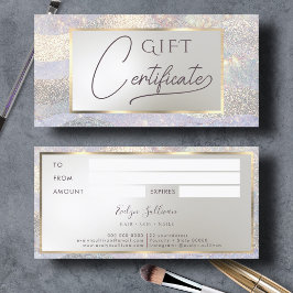 エレガントグリッター水彩波贈与証