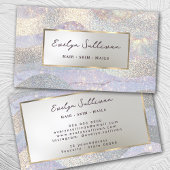 エレガントグリッター水彩画の名刺 名刺