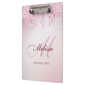 エレガントグリッター点滴トレンディー  クリップボード (左)