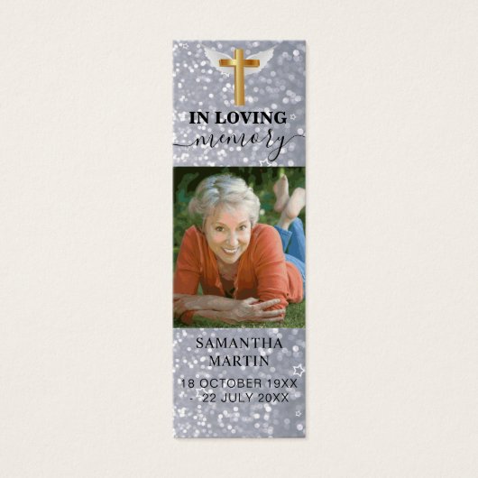 エレガントグリッター追悼ブックマーク (正面)