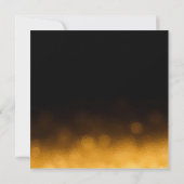 エレガントグリッター金ゴールド書道誕生日 (裏面)