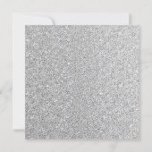 エレガントグリッター銀書道誕生日 (裏面)