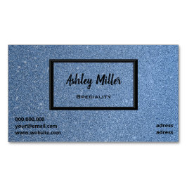 エレガントグリッター青空 マグネット名刺