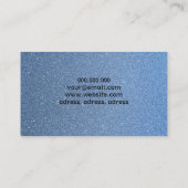 エレガントグリッター青空 名刺 (裏面)