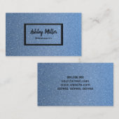 エレガントグリッター青空 名刺 (正面/裏面)