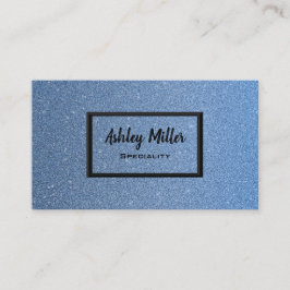 エレガントグリッター青空 名刺