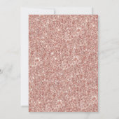 エレガントグリッター |フィフティ&ファブラス誕生日 招待状 (裏面)