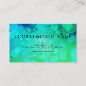 エレガントグリッター《写真》ぼけ味クレジットカード 名刺 (裏面)