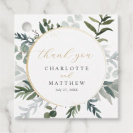 エレガントグリーン |ありがとう金ゴールド結婚ズ フェイバータグ