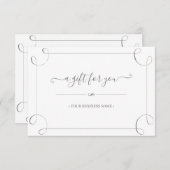 エレガントグレイカスタマイズ枠 (正面/裏面)