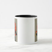 エレガントグレイハウンドと赤の傘 マグカップ (中央)