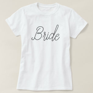 エレガントグレー花嫁Tシャツ Tシャツ