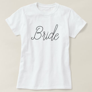 エレガントグレー花嫁Tシャツ Tシャツ