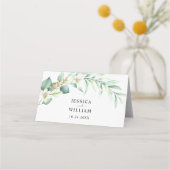 エレガントグ結婚レリー座席表 プレイスカード (裏面)