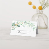 エレガントグ結婚レリー座席表 プレイスカード (正面)