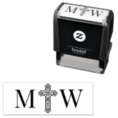 エレガントケルト結び目模様クロップル2初期化モノグラム セルフインキングスタンプ (インサイチュ)