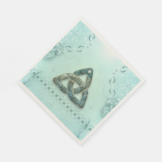 エレガントケルト結び目模様 スタンダードランチョンナプキン (角)