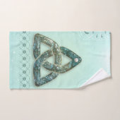 エレガントケルト結び目模様 バスタオルセット (ハンドタオル)