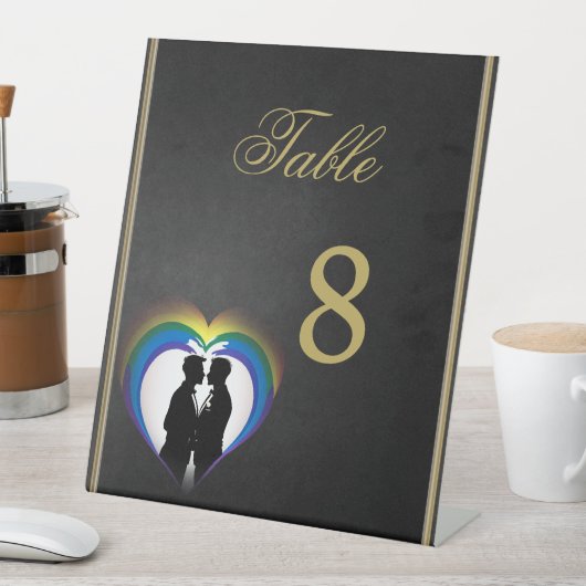 エレガントゲイシルエット。 台座サイン (インサイチュ)