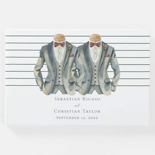 エレガントゲイ結婚のスーツを着た二室 ゲストブック (正面)