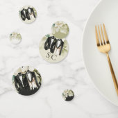 エレガントゲイ結婚のスーツを着た二室 コンフェッティ (グループ)