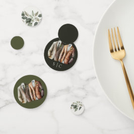 エレガントゲイ結婚のスーツを着た二室 コンフェッティ