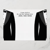 エレガントゲイ結婚のリハ実在ーシア金フォイルカード 箔招待状 (裏面)