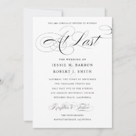 エレガントゲイ結婚式招待状最後の書道 招待状
