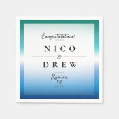 エレガントゲイ雄プライド結婚ズ スタンダードカクテルナプキン (正面)