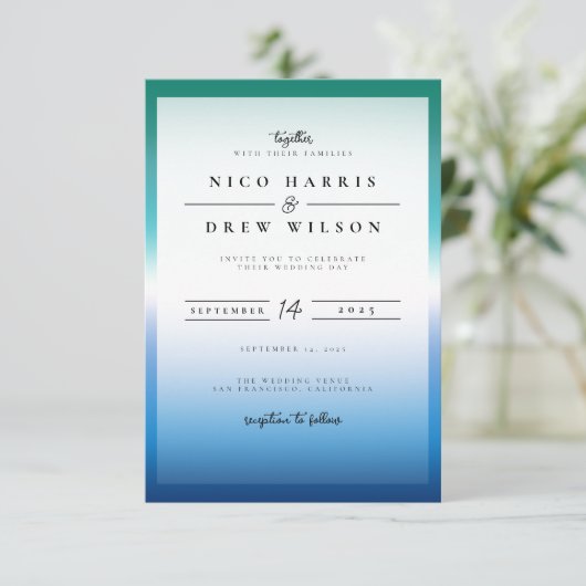 エレガントゲイ雄プライド結婚ズ 招待状 (スタンド正面)