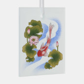 エレガントコイ鯉 ガラスオーナメント (正面右)