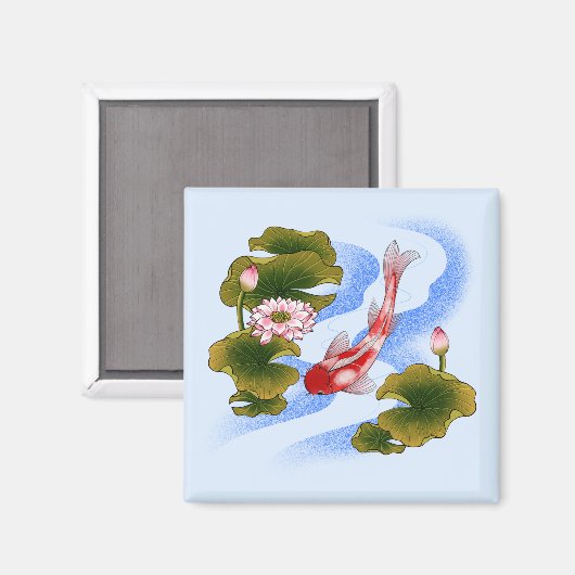 エレガントコイ鯉 マグネット (正面/裏面)