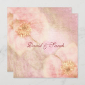 エレガントコテージシックバラ保存日付 セーブザデート (正面/裏面)