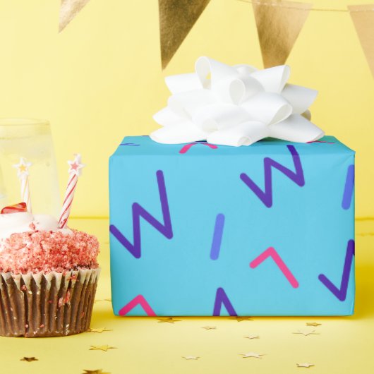 エレガントコンテンポラリーきらめく生10代の児 ラッピングペーパー (誕生日パーティー)