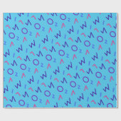 エレガントコンテンポラリーきらめく生10代の児 ラッピングペーパー (フラット)