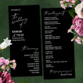 エレガントコンテンポラリーシンプルタイポグラフィブラック プログラム