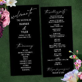 エレガントコンテンポラリーシンプルタイポグラフィブラック プログラム