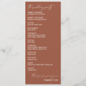 エレガントコンテンポラリーシンプルタイポグラフィ プログラム (裏面)